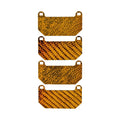 HEL Performance Carbon Fiber Brake Pad Shims for Subaru WRX STi TCR 2016-on