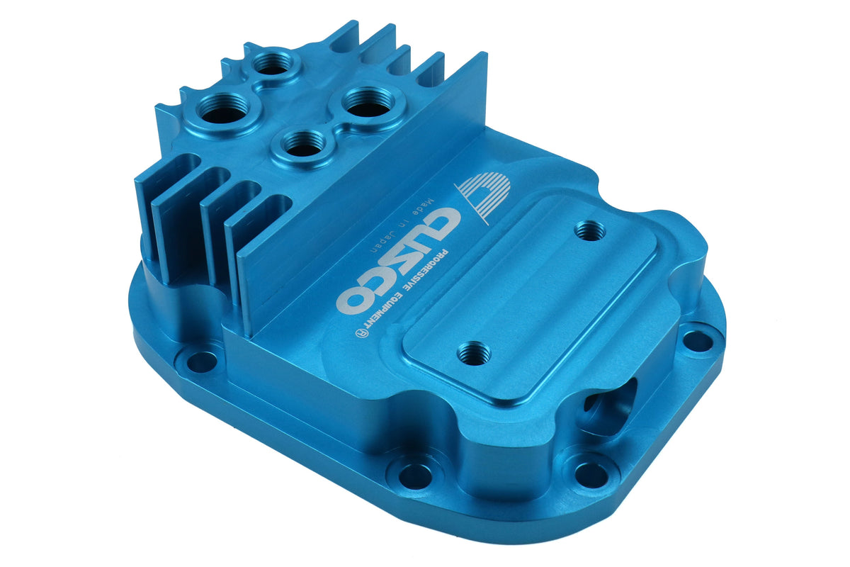 Cusco Increased Capacity Rear Differential Cover Blue R180 - 2004-2021 Subaru STI