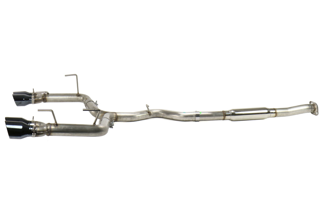 AWE Track Edition Cat-Back Exhaust (Diamond Black Tips) - 2011-2021 Subaru WRX / STI Sedan
