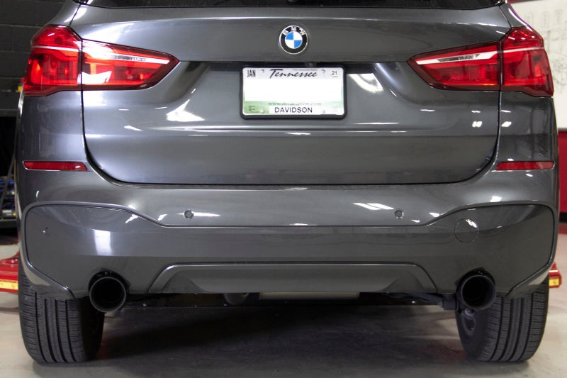 Dinan 16-23 BMW X1/X2 xDrive28i (F48/F39) Valved Axleback Exhaust System - Black Tips