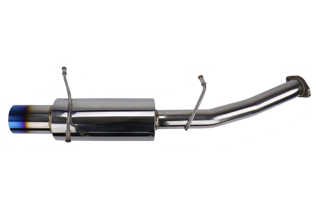 TurboXS Axleback Muffler 4.5in Blued Tip - 2002-2007 Subaru WRX / 2004-2007 STI