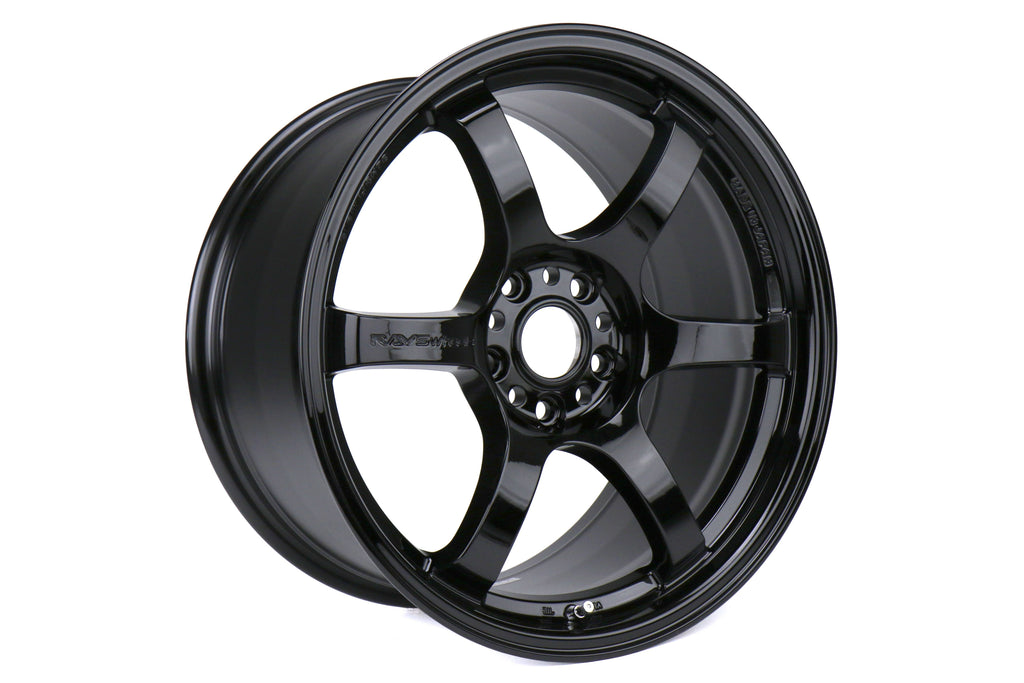 Rays Gram Lights 57DR Glossy Black 18X9.5 +38mm 5x114.3 (Single Wheel) - 2015-2024 Subaru WRX / 2015-2021 STI / 2019-2024 Forester