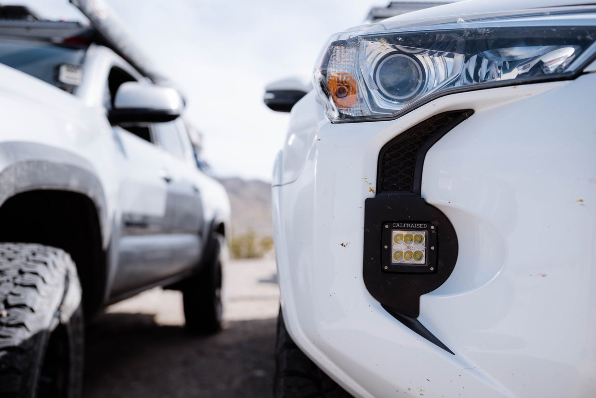2014-2022 TOYOTA 4RUNNER LED FOG LIGHT POD REPLACEMENTS BRACKETS/COMBO