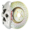 Brembo GT Systems Monobloc 4 Piston 326mm Cross Drilled White - Subaru Models (inc. 2002-2014 WRX)