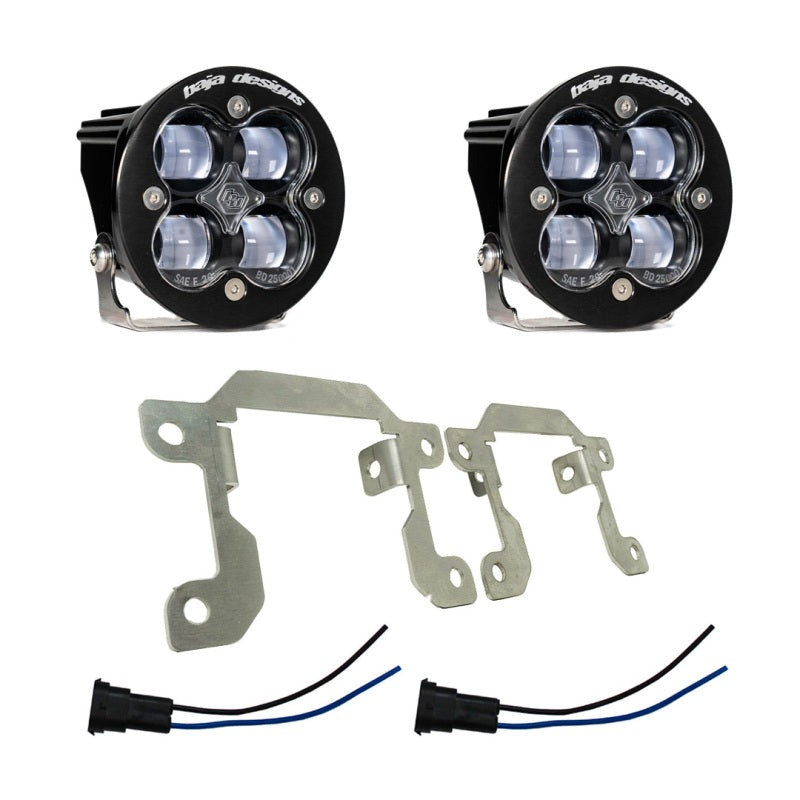 Baja Designs SAE Squadron Fog Light Pocket Kit - White - 2015-2019 Subaru WRX / STI / 2013-2016 Scion FR-S / Subaru BRZ / 2013-2019 Crosstrek / 2014-2018 Forester / 2010-2012 Legacy / Outback