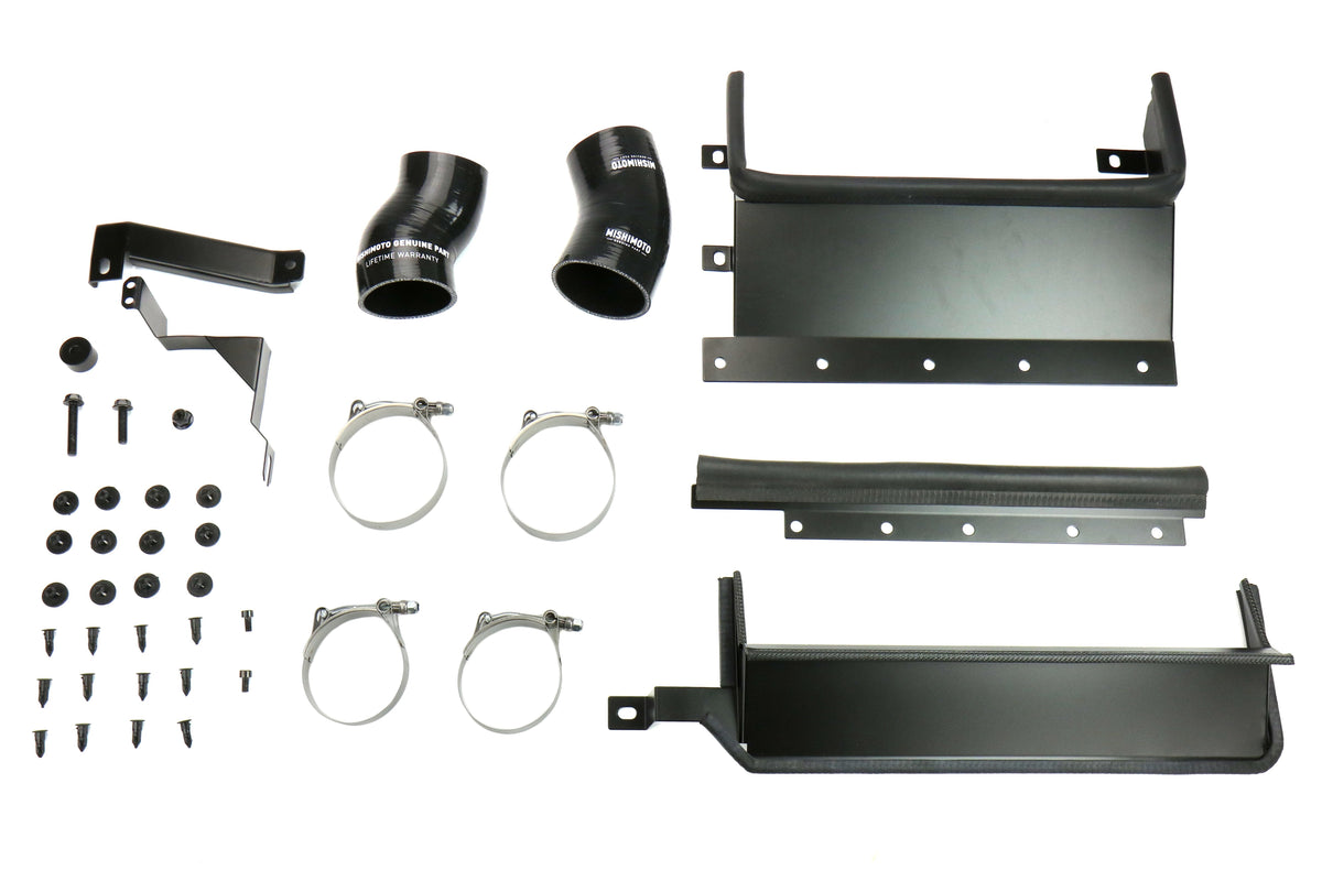 Mishimoto Race Top Mount Intercooler Black - 2015-2021 Subaru WRX
