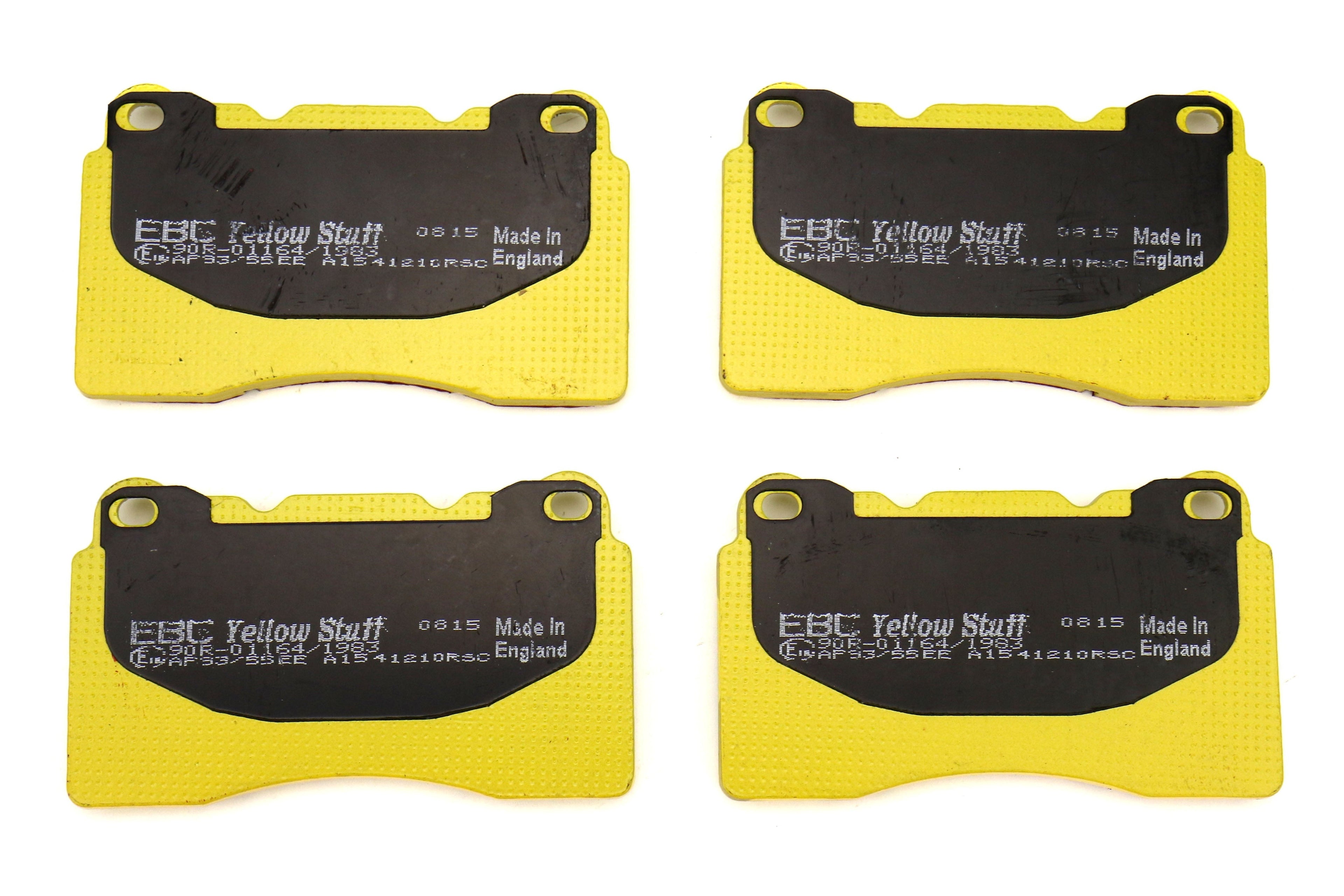 EBC Brakes Yellowstuff Street And Track Front Brake Pads - 2004-2017 Subaru STI / 2017-2026 Honda Civic Type R