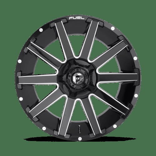 D615 22X10 8X180 GL-BLK-MIL -18MM