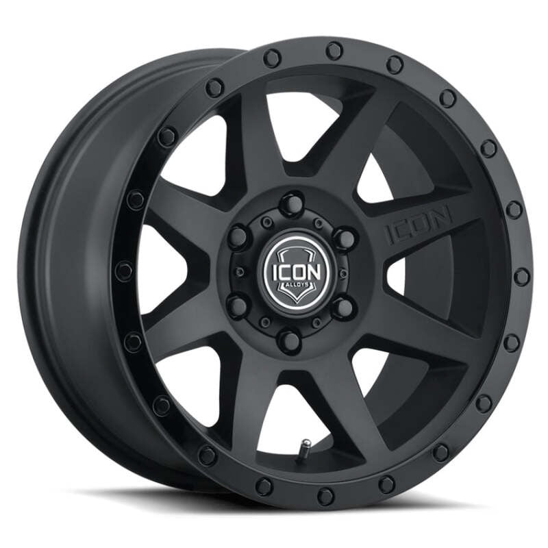 ICON Alloys Rebound 20x9 5x150 +16mm 5.625" Backspacing Double Black Wheel - 1820905556DB