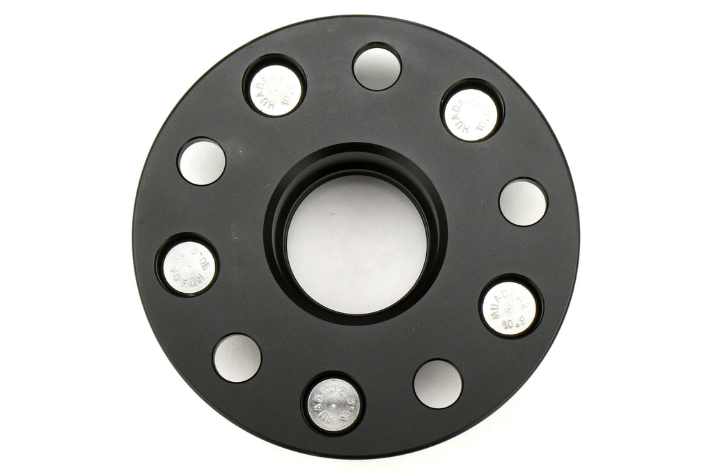 ISC Suspension Wheel Spacers 5x114.3 25mm Black Pair - Subaru STI 2005+ / WRX 2015+