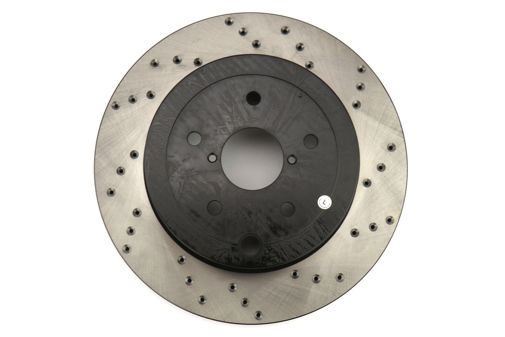 Stoptech Drilled Rotor Single Rear Left - 2008-2017 Subaru STI