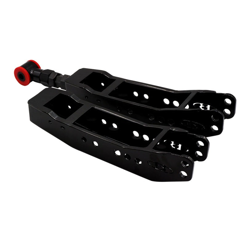 BLOX Racing Rear Lower Control Arms - Black - 2008-2023 Subaru WRX / STI / 2013-2020 Subaru BRZ / 2013-2016 Scion FR-S / 2017-2021 Toyota 86