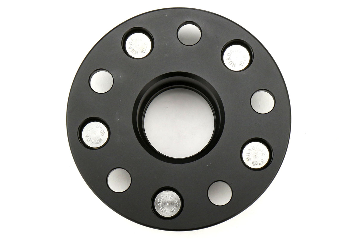 ISC Suspension Wheel Spacers 5x114.3 20mm Black Pair - Subaru STI 2005+ / WRX 2015+