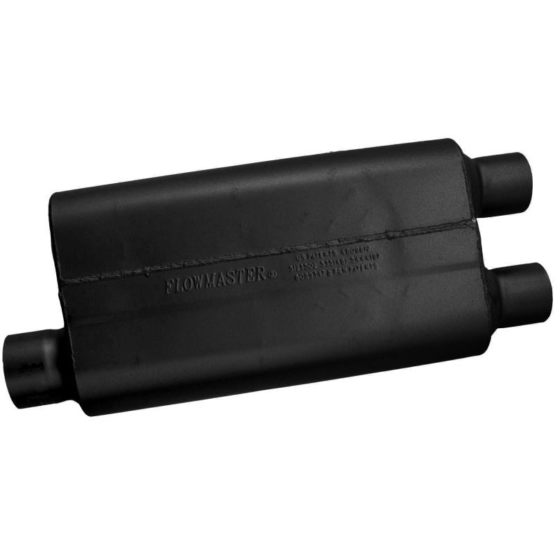 Flowmaster 50 Series Delta Flow 3-Inch Offset Inlet / Dual 2.5-Inch Outlets Muffler - 9430512