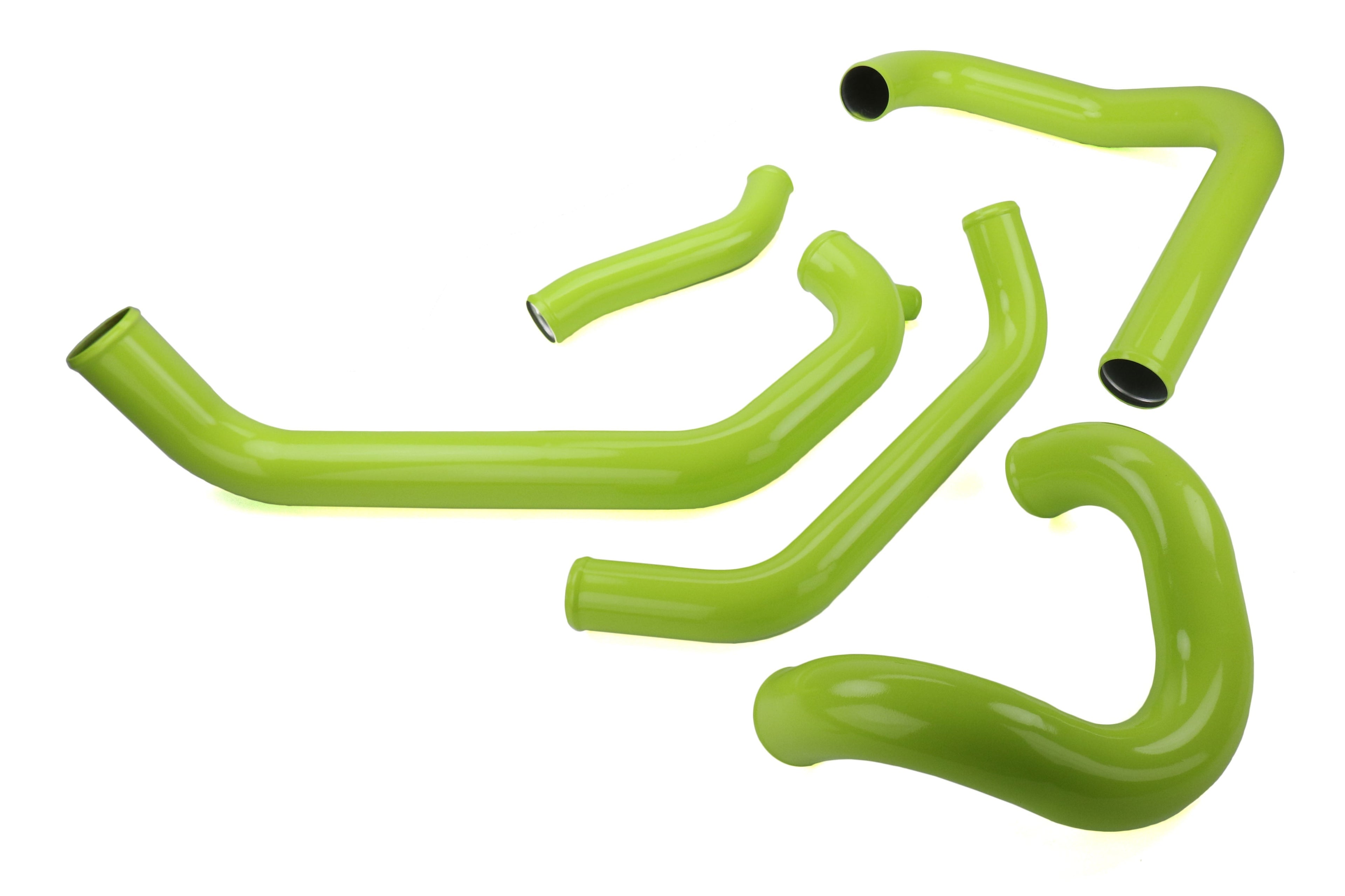 PERRIN Front Mount Intercooler Tubes and Couplers (Neon Yellow) - 2015-2021 Subaru STI
