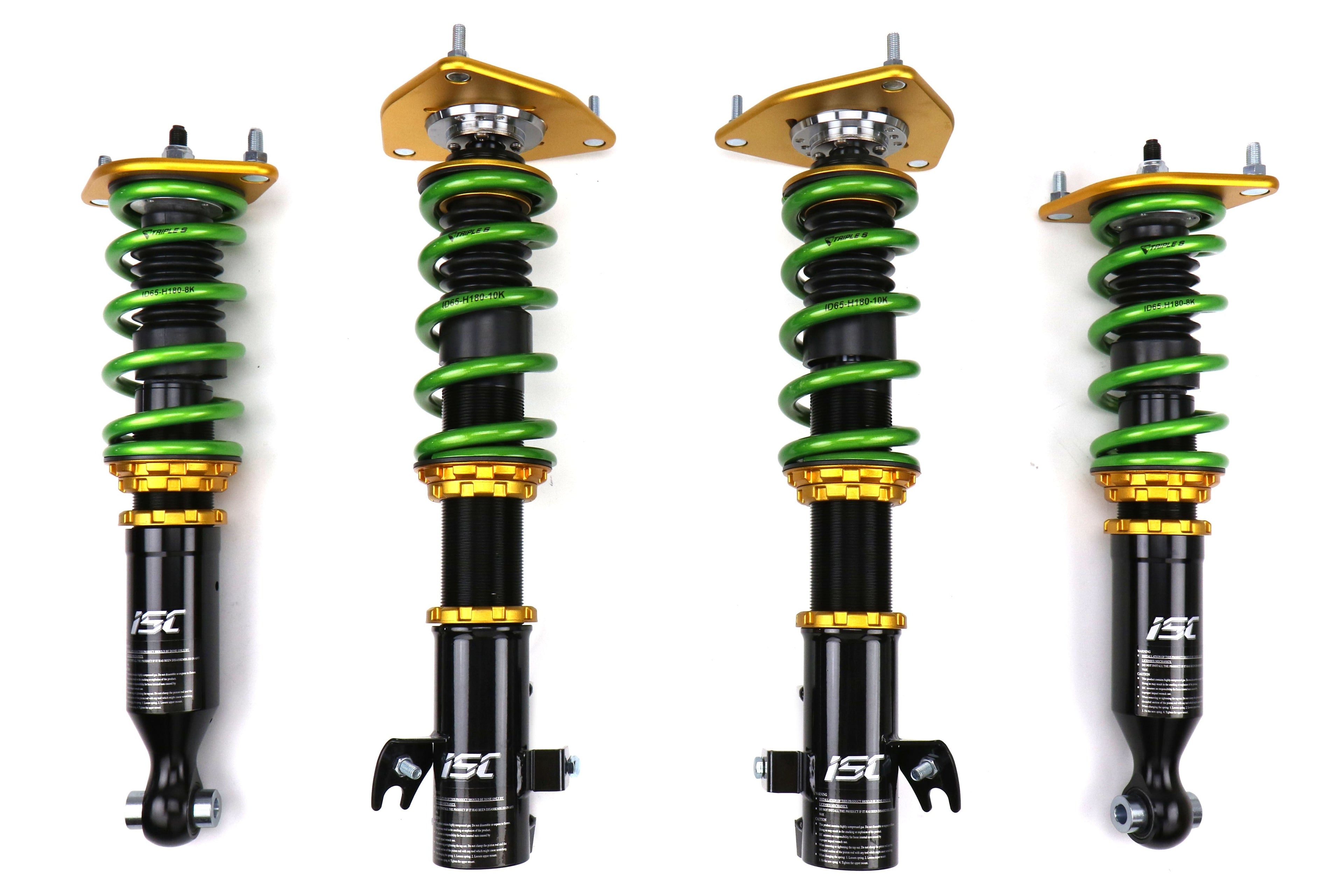 ISC Suspension N1 Street Sport Coilovers w/ Triple S Springs - 2014-2018 Subaru Forester