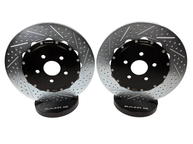 Baer Brakes 10-15 Chevrolet Camaro SS Eradispeed+ Rear SDZ 2-Piece Performance Brake Rotors