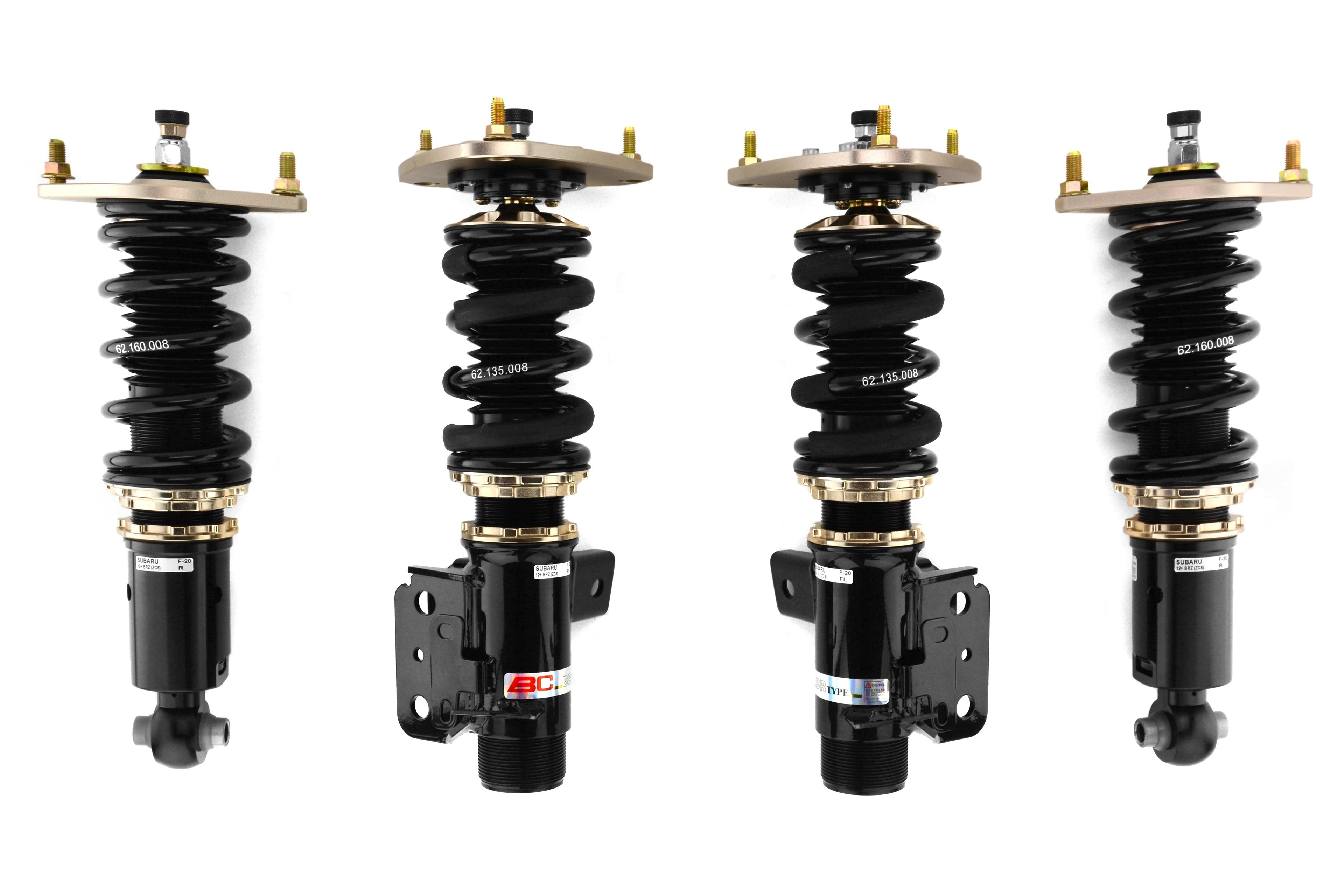 BC Racing BR Coilovers w/ 6k / 7k Springs - Scion FR-S 2013-2016 / Subaru BRZ 2013+ / Toyota 86 2017+