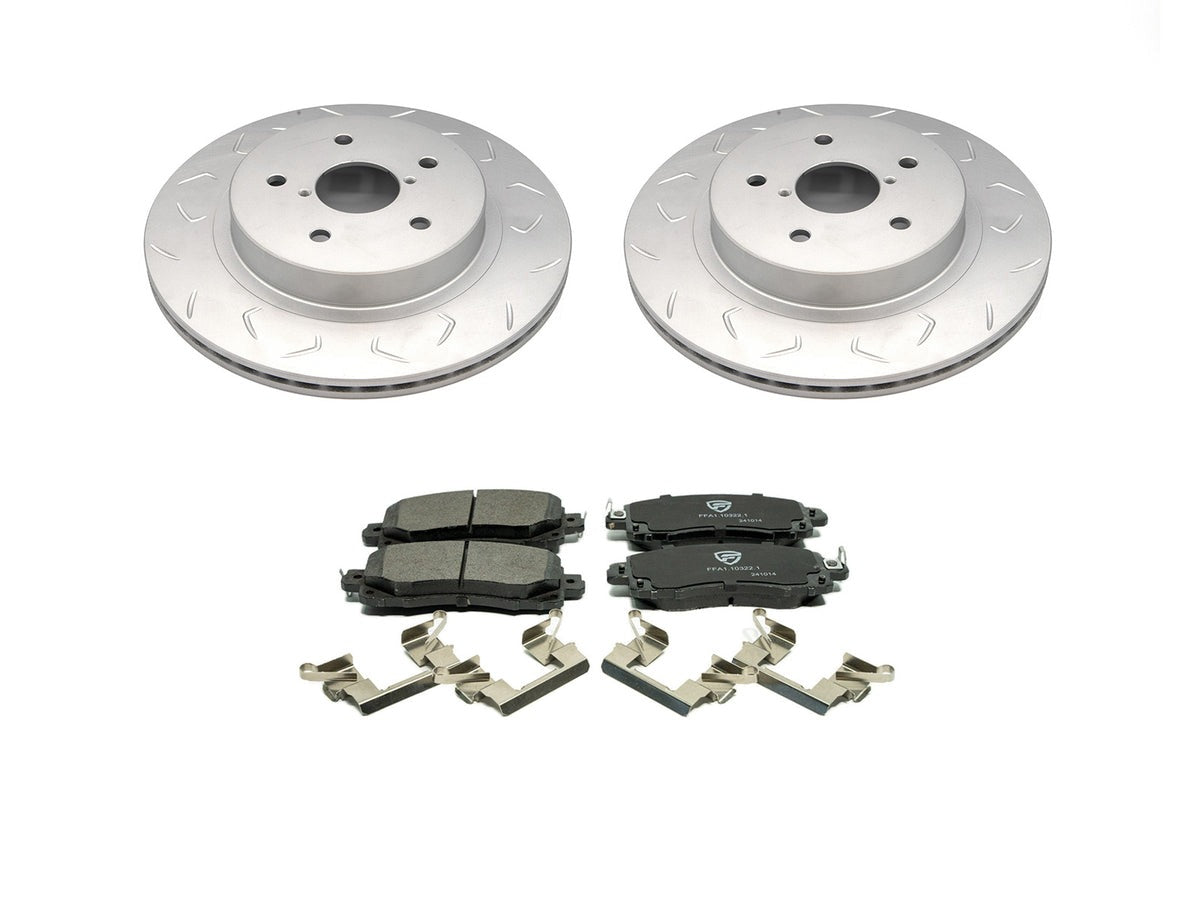 FactionFab Pad / Rotor Combo - Front - 2022-2026 Subaru WRX (Non-Brembo)