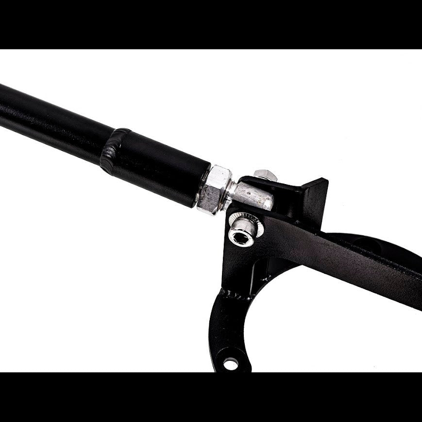 SMY TallBoy Front Strut Bar -Wrinkle Black - 2015-2021 Subaru WRX / STI (clears all AOS and TMIC)