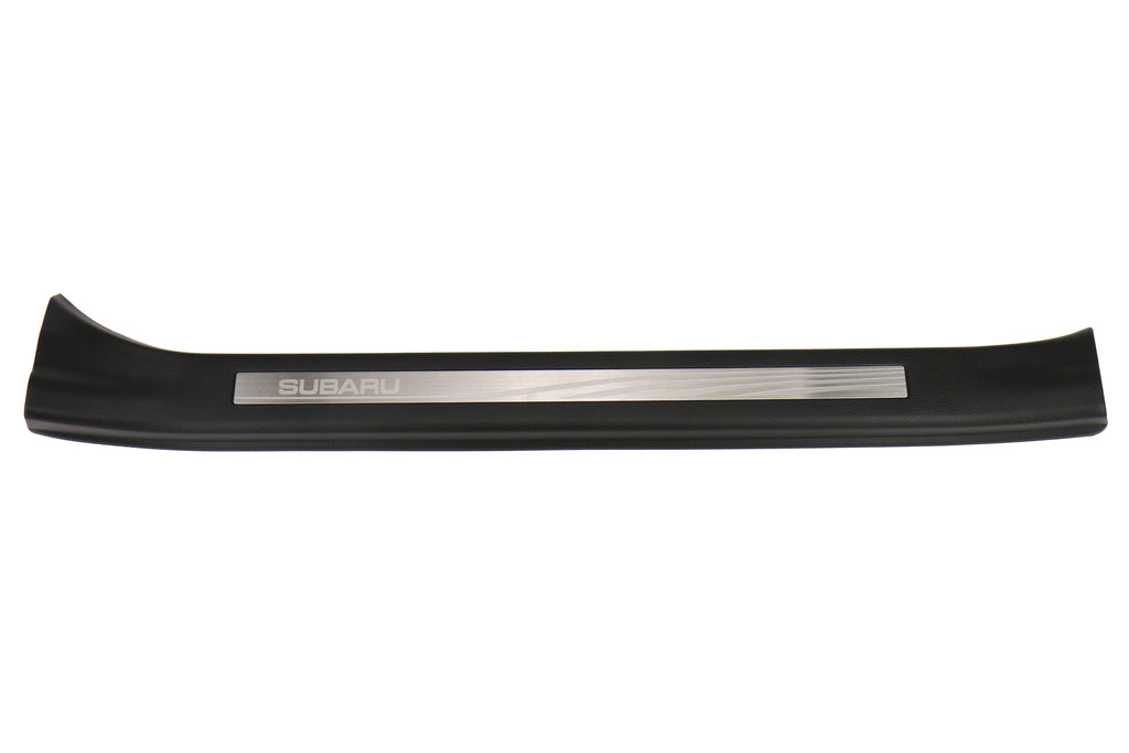 Subaru Silver Etched Door Sills - 2015-2021 Subaru WRX / STI