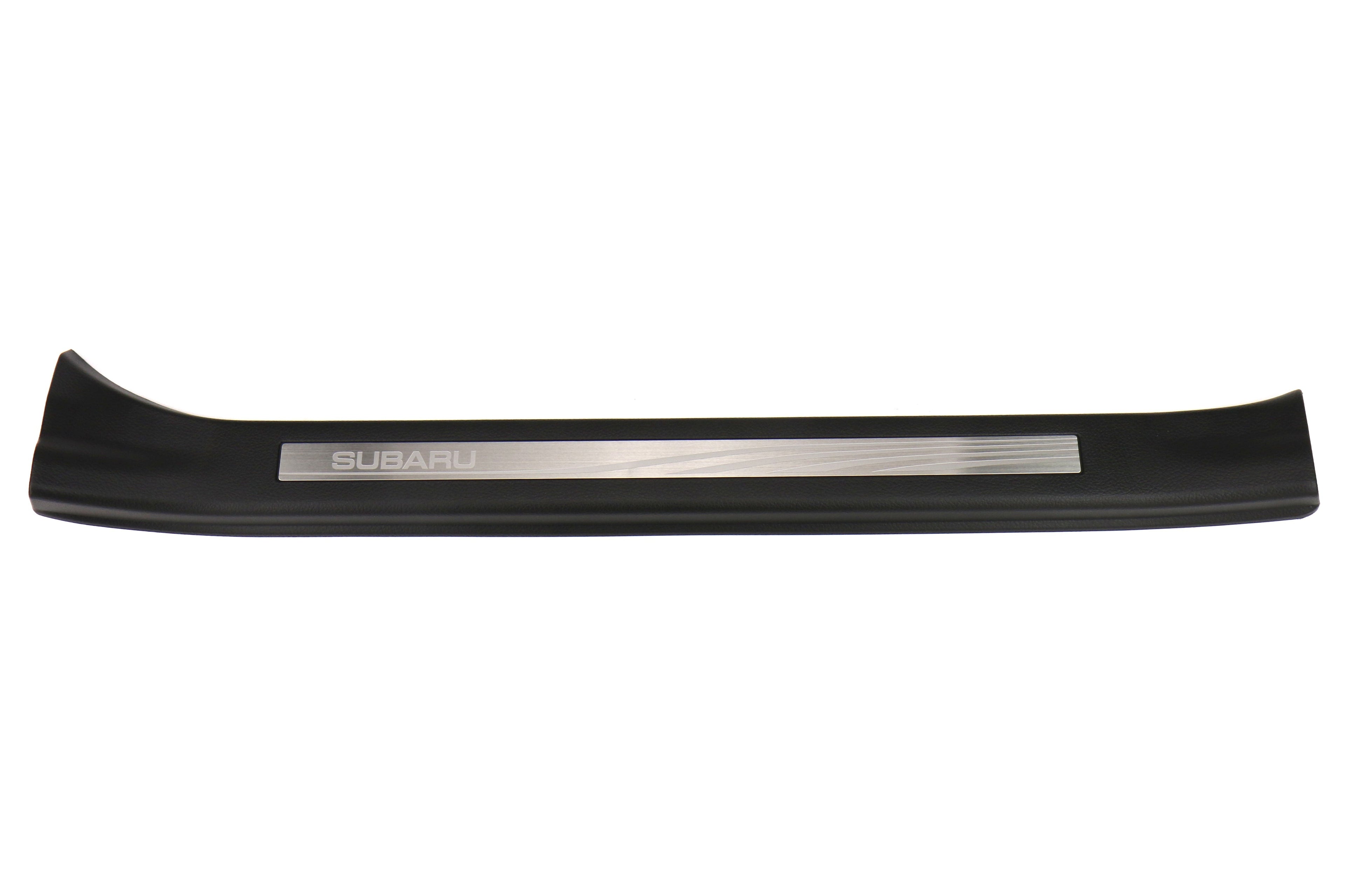 Subaru Silver Etched Door Sills - 2015-2021 Subaru WRX / STI