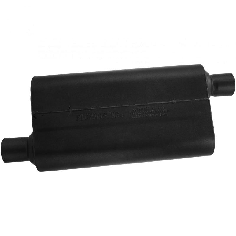 Flowmaster 40 Series Delta Flow 2.5-Inch Offset Inlet/Outlet Muffler - 842543