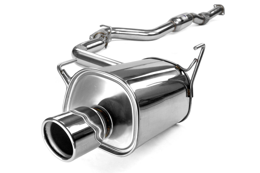 Invidia Q300 Single Exit Cat Back Exhaust - Stainless Steel Tip - 2015-2021 Subaru WRX / STI