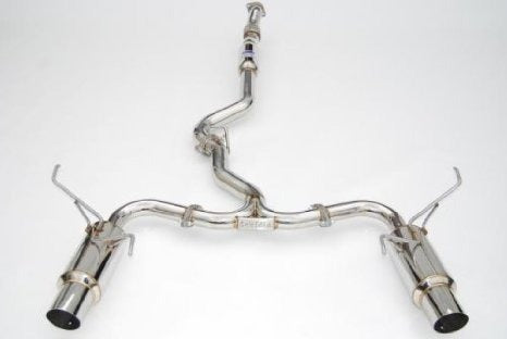 Invidia N1 Cat Back Exhaust - Stainless Steel Tips - 2008-2014 Subaru WRX Sedan / 2011-2014 STI Sedan / 2009-2014 Forester XT