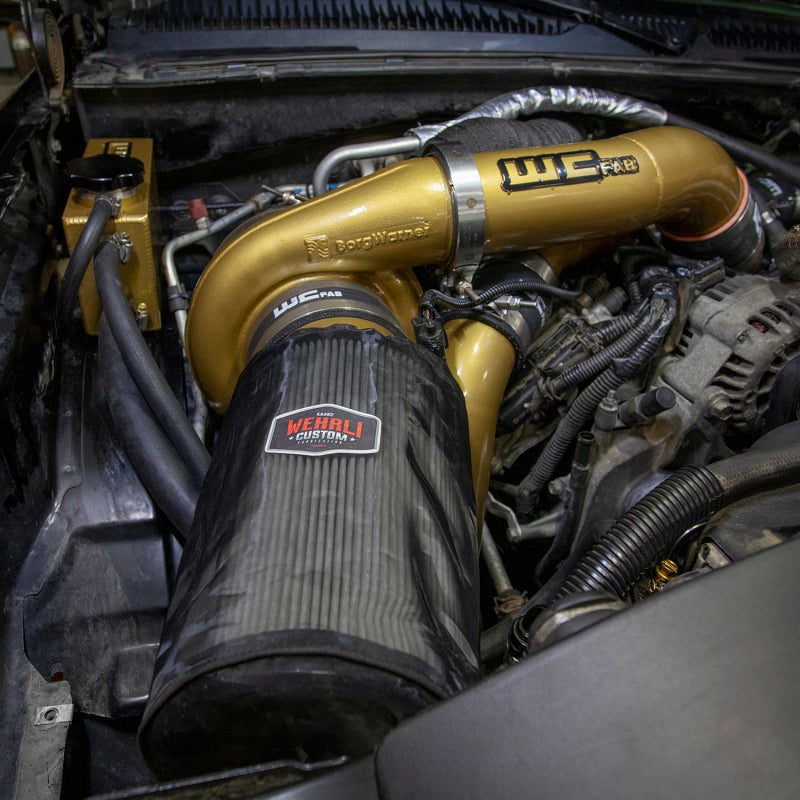 Wehrli 01-04 GM Duramax LB7 Twin Turbo Kit S400/Stock - Cat Yellow