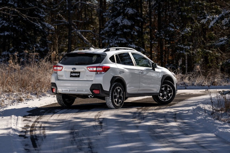 MBRP 2.5in T304 Stainless Steel Single Rear Exit Axle-Back Exhaust -2018-2026 Subaru Crosstrek 2.0L / 2.5L