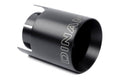 Dinan Double-Walled 4.5in Clamp-On Exhaust Tip - Black - 4.5in Outlet / 3.25in Inlet