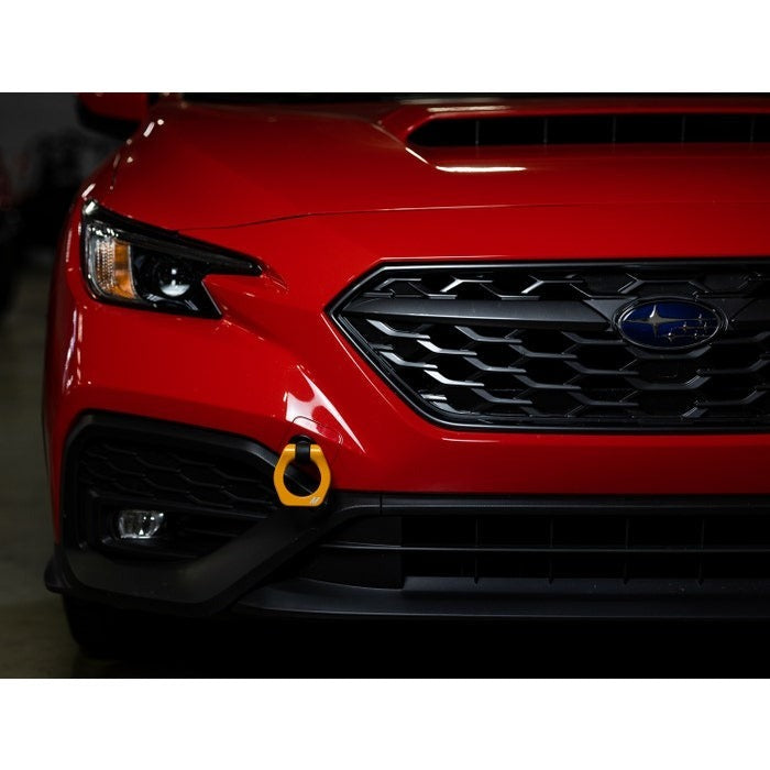 Mishimoto Racing Front Tow Hook - Gold - 2022-2024 Subaru WRX