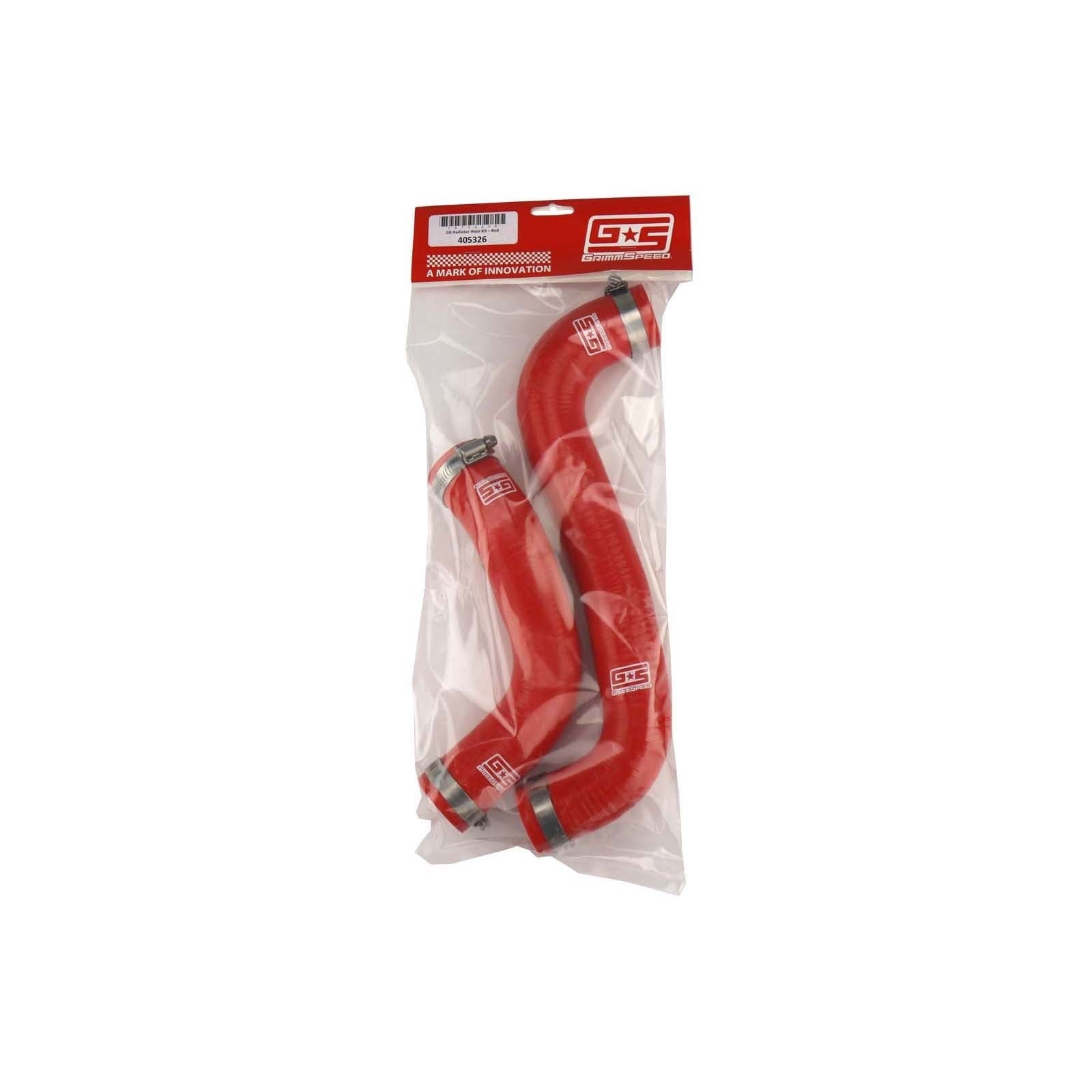 GrimmSpeed Radiator Hose Kit Red - Subaru Models (inc. 2008+ STI / 2008-2014 WRX / 2009-2013 Forester XT)