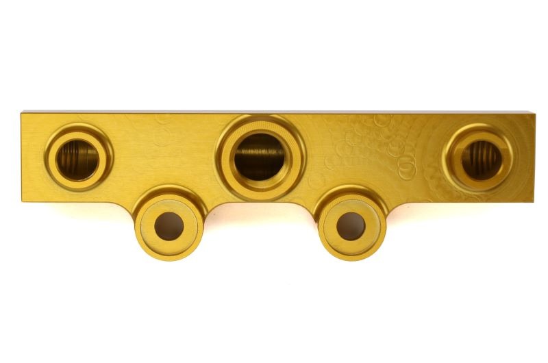 IAG V3 Top Feed Fuel Rails Gold - Subaru Models (inc. 2002-2014 WRX / 2007+ STI)