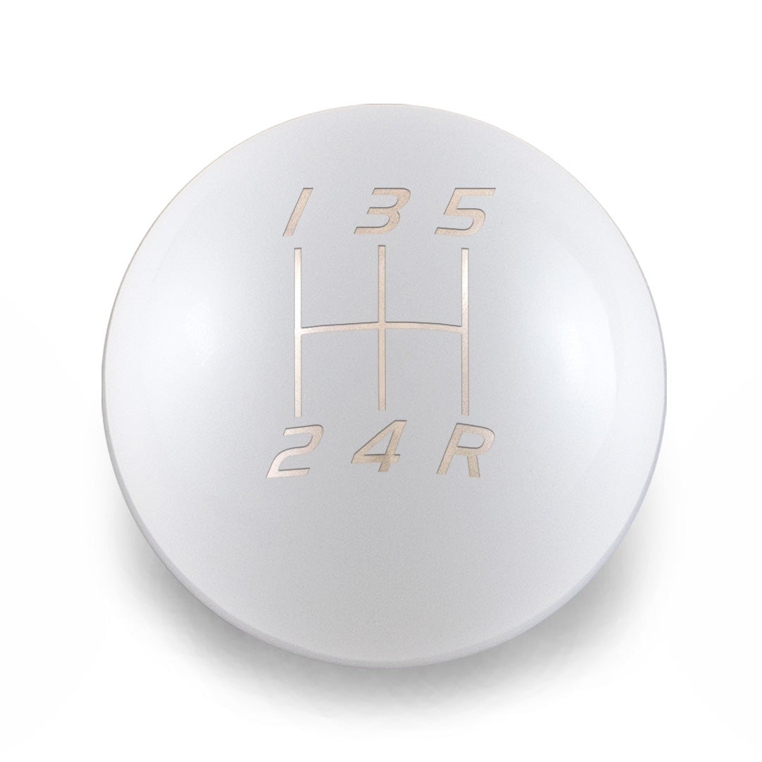 Billetworkz Weighted Shift Knob - 5 Speed Velocity Engraving - Subaru WRX