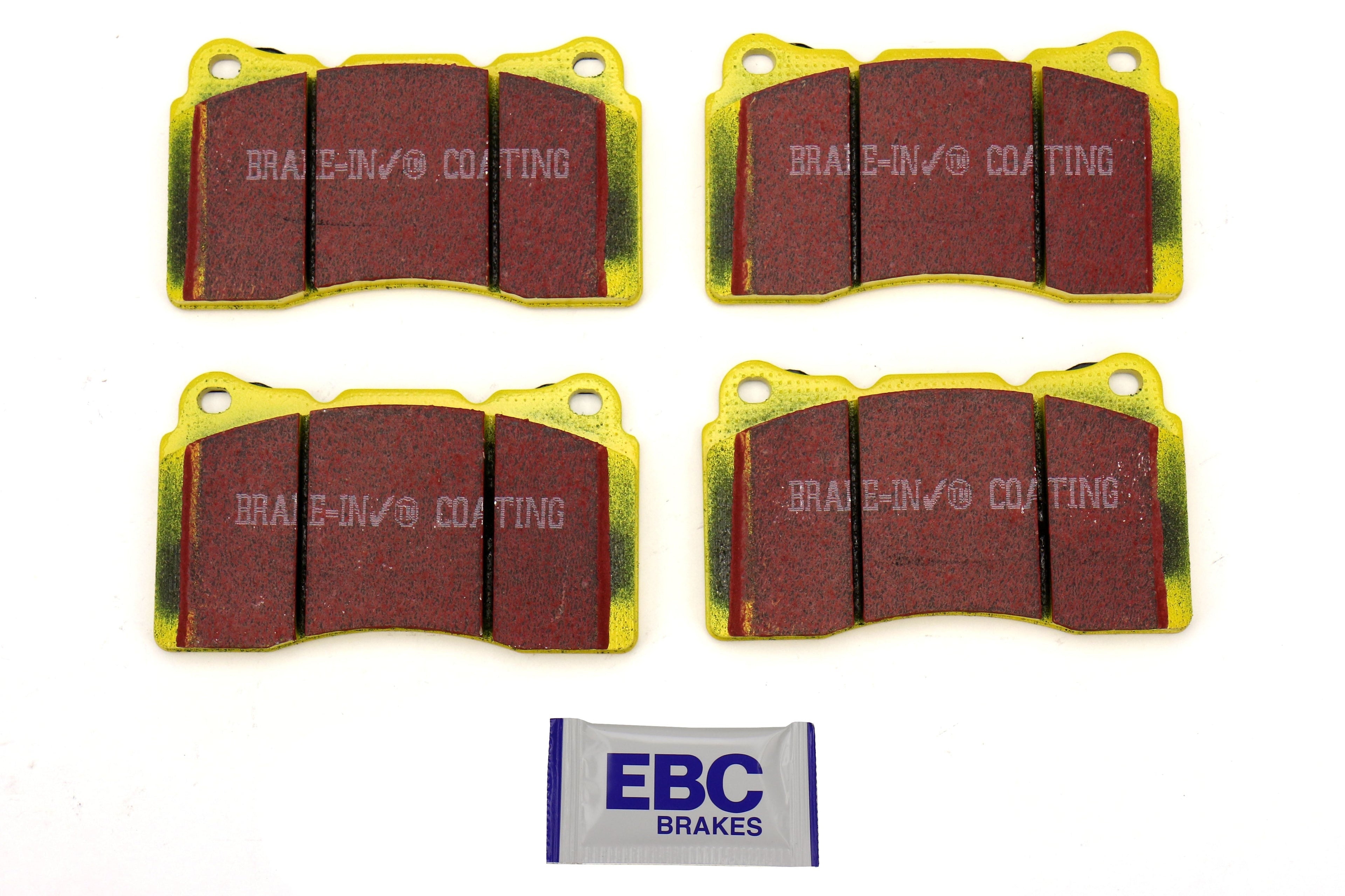 EBC Brakes Yellowstuff Street And Track Front Brake Pads - 2004-2017 Subaru STI / 2017-2026 Honda Civic Type R