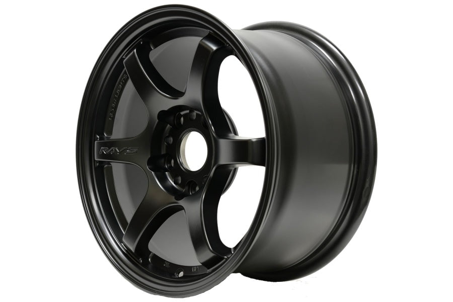 Gram Lights 57DR 18x9.5 +38 5x114.3 Semi Gloss Black Wheel