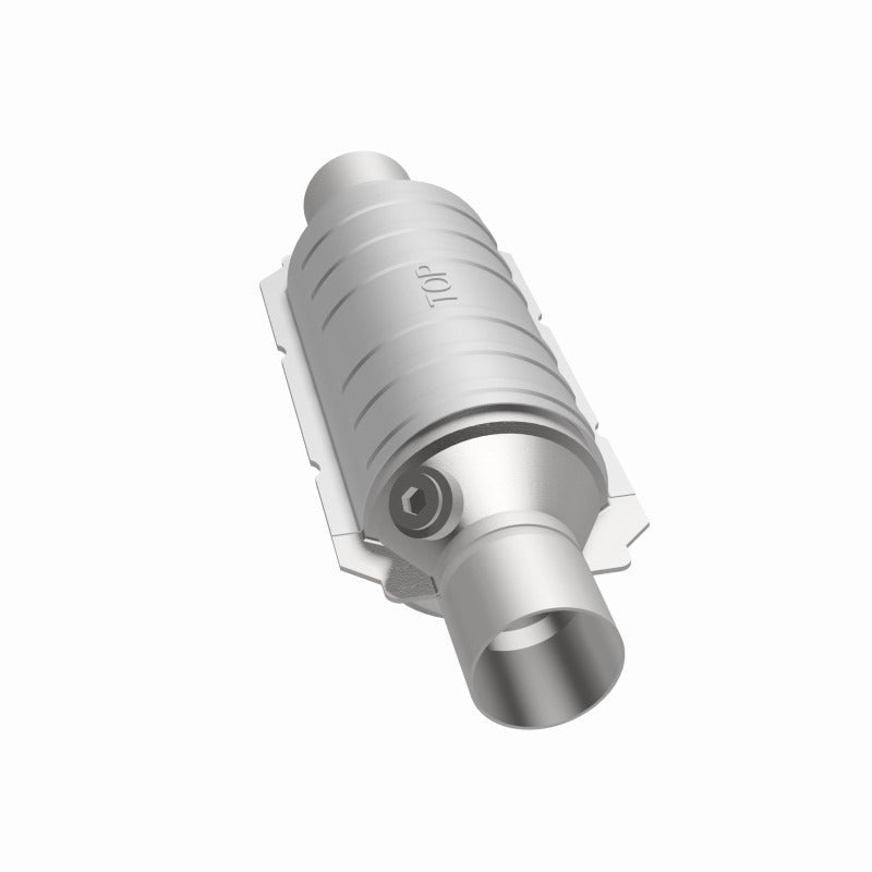 MagnaFlow Universal Catalytic Converter - 2.00in Inlet/Outlet - Round 11in Body x 5.125in W x 15in Overall