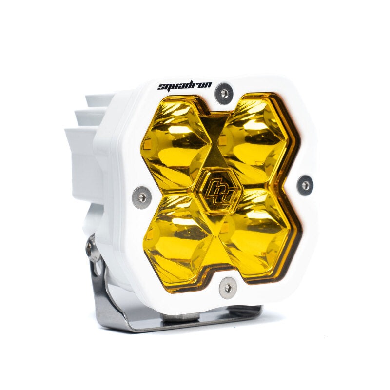 Baja Designs Squadron 2.0 Sport LED Spot - Baja Amber w/White Housing