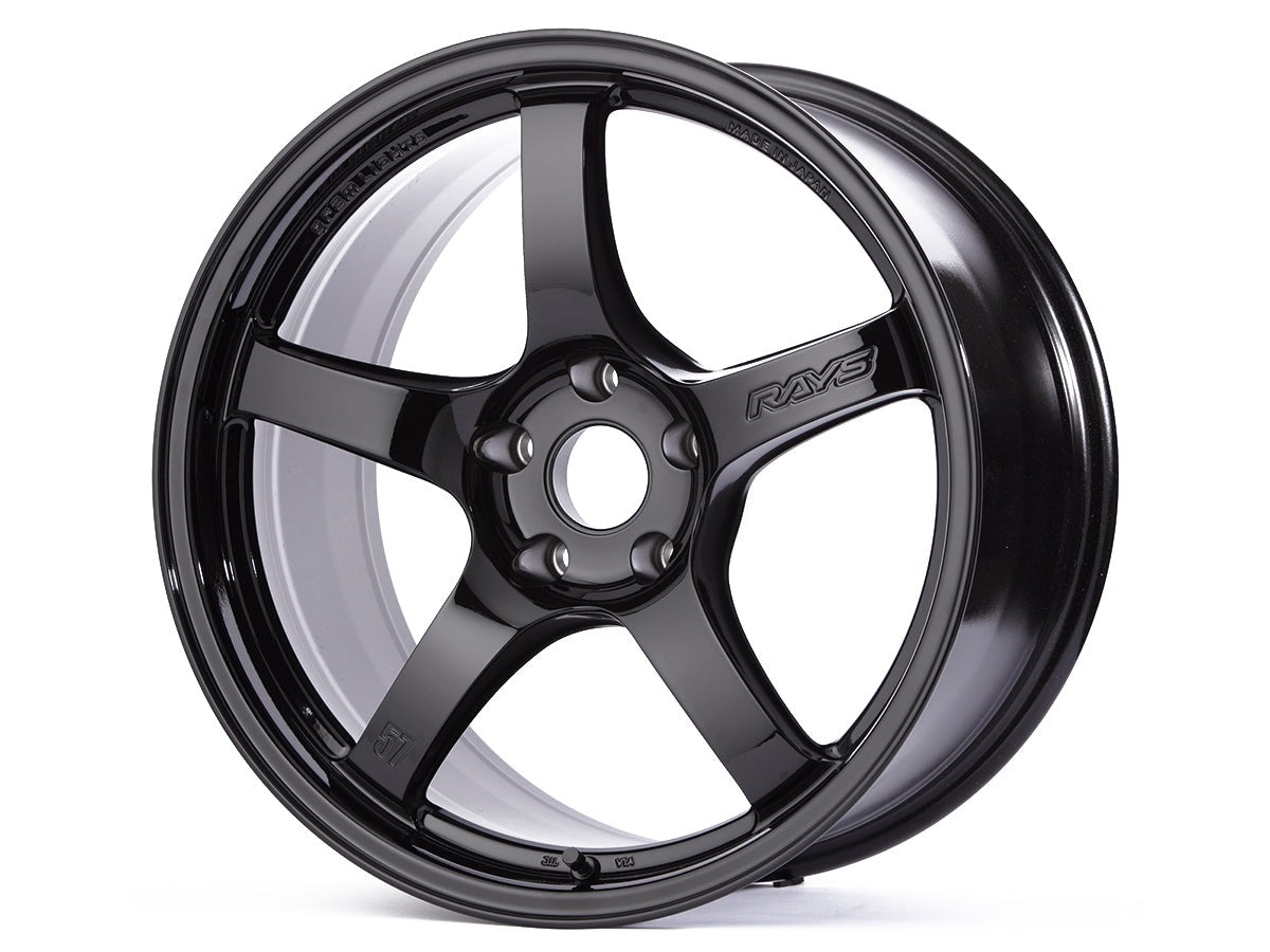 Rays Gram Lights 57CR Gloss Black 18x9.5 +38mm 5x114.3 (Single Wheel) - 2015-2024 Subaru WRX / 2015-2021 STI / 2019-2024 Forester