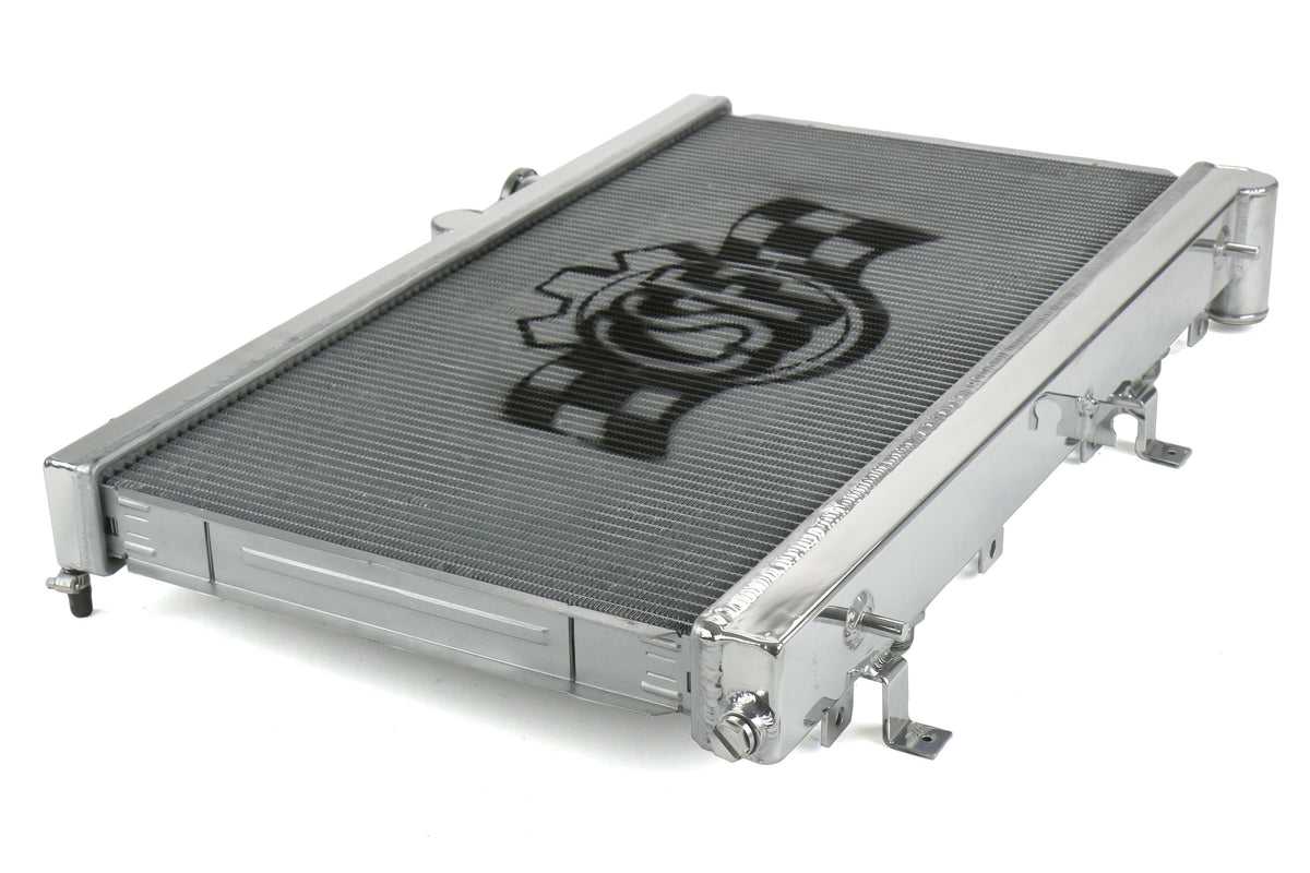 CSF Racing Radiator w/ Built-in Oil Cooler and Sandwich Plate - 2002-2007 Subaru WRX / STI Manual