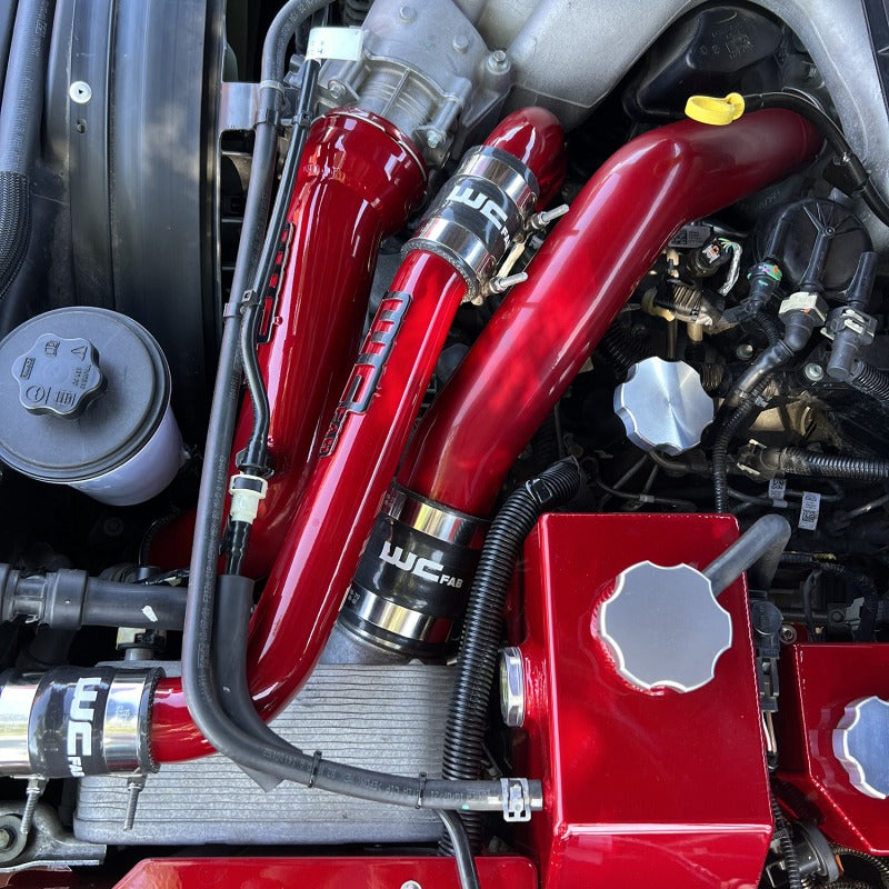 Wehrli 17-25 Ford Power Stroke 6.7L Upper Coolant Pipe Kit - Gun Metal