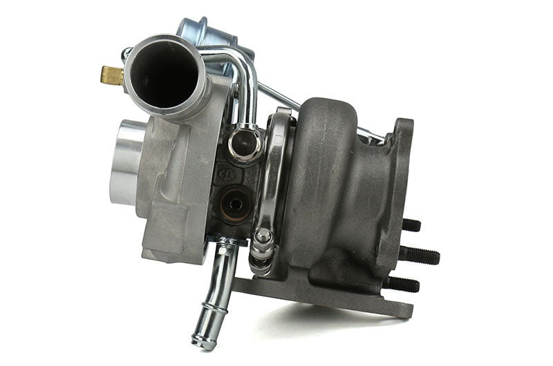 Forced Performance FP BLUE Turbocharger 58mm 8cm IWG w/ Oil Feed Line - 2002-2007 Subaru WRX / 2004-2021 Subaru STI