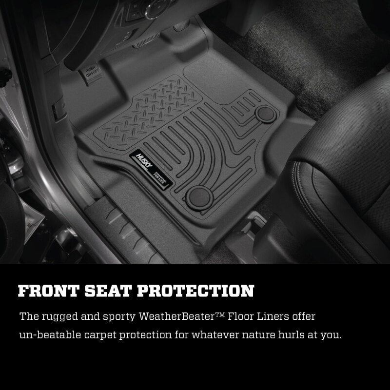 Husky Liners 99-06 Chevrolet Silverado 1500 EC Weatherbeater 2nd Seat Floor Liner - Black