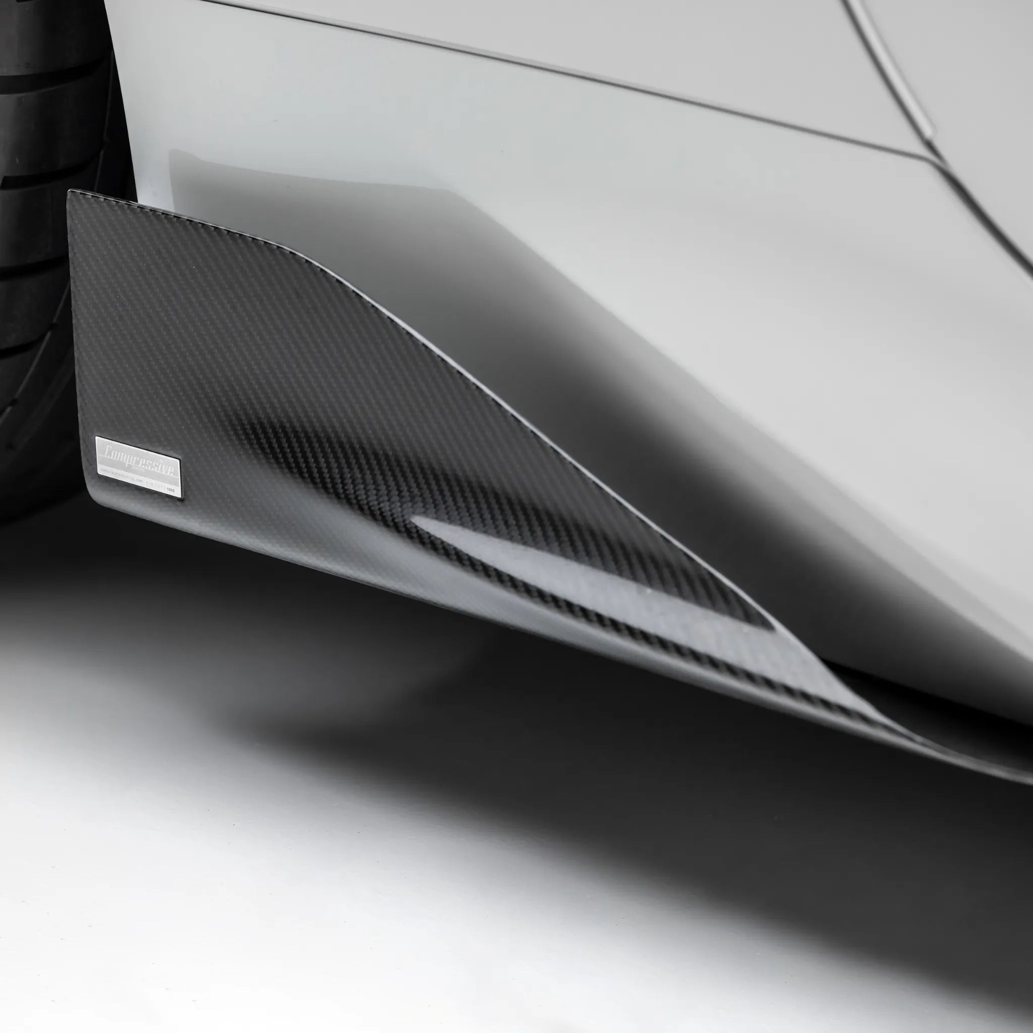 Compressive Tuning Black Series Carbon Fiber Sideskirt Extension - 2022-2026 Subaru BRZ