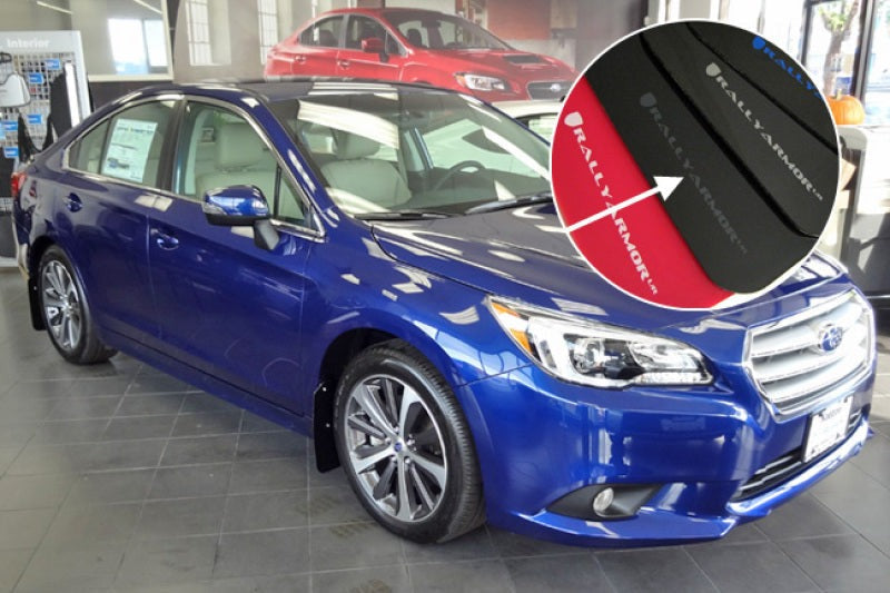 Rally Armor UR Mud Flap w/Grey Logo - Black - 2015-2019 Subaru Legacy
