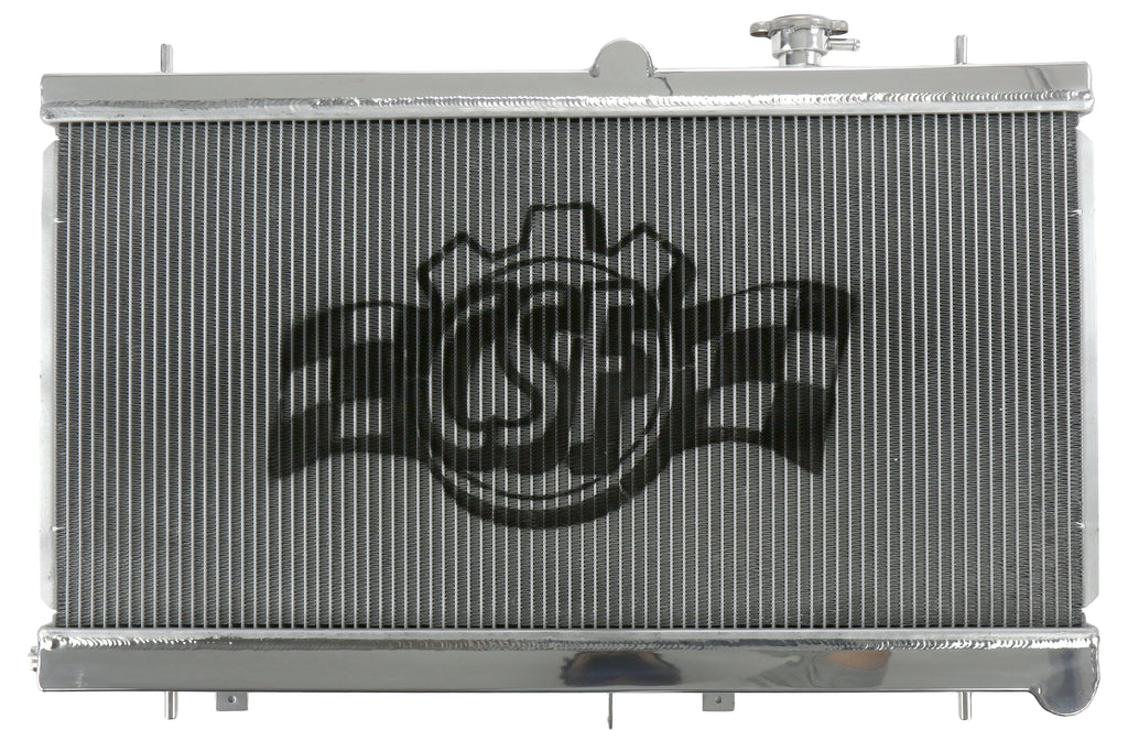 CSF Racing Radiator w/ Built-in Oil Cooler and Sandwich Plate - 2002-2007 Subaru WRX / STI Manual