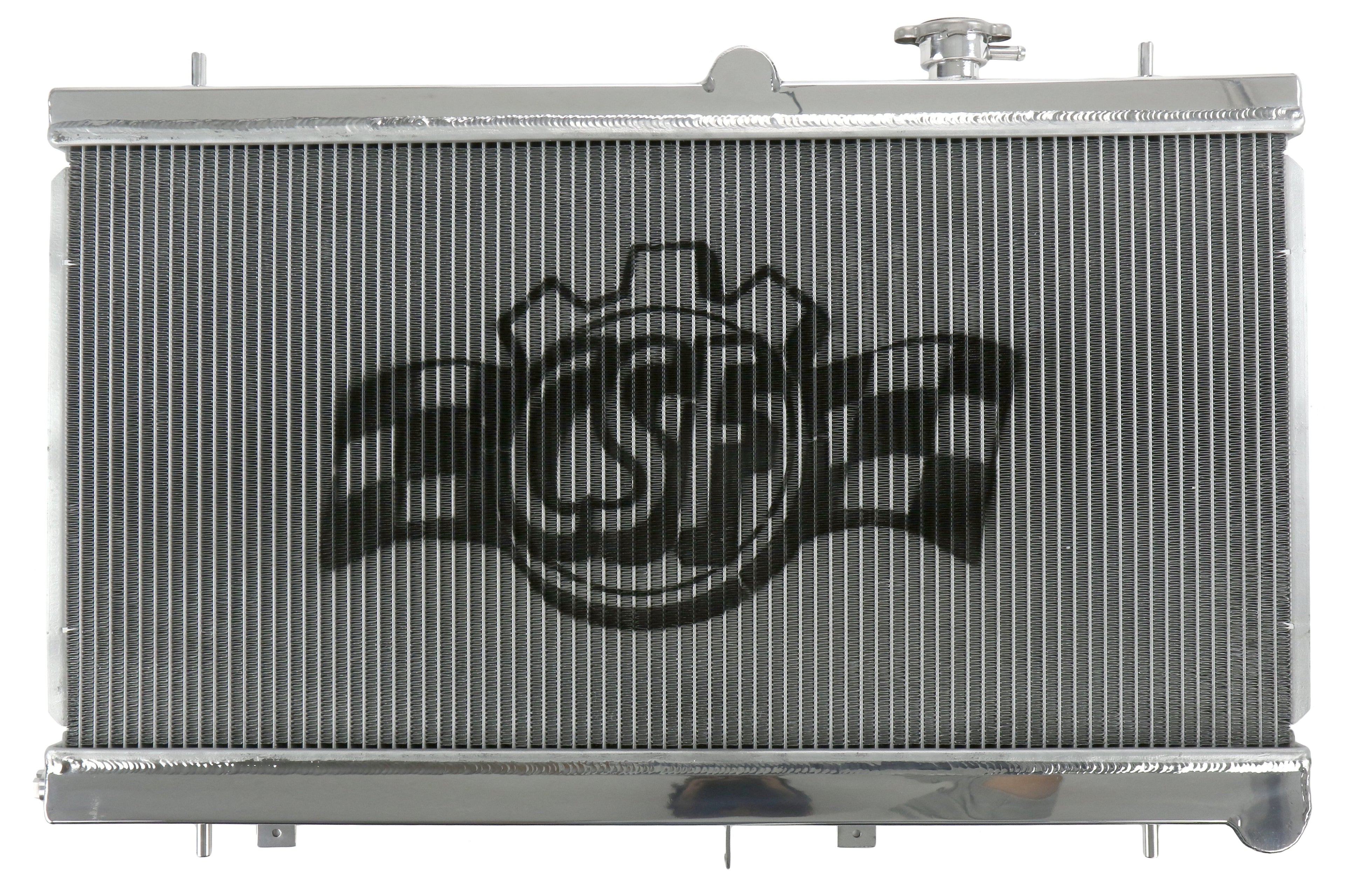 CSF Racing Radiator w/ Built-in Oil Cooler and Sandwich Plate - 2002-2007 Subaru WRX / STI Manual