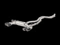Akrapovic Evolution Line Cat Back Titanium with Carbon Tips for 2016-2017 BMW M2 F87 (Excl M2 Competition) - ME-BM/T/8H